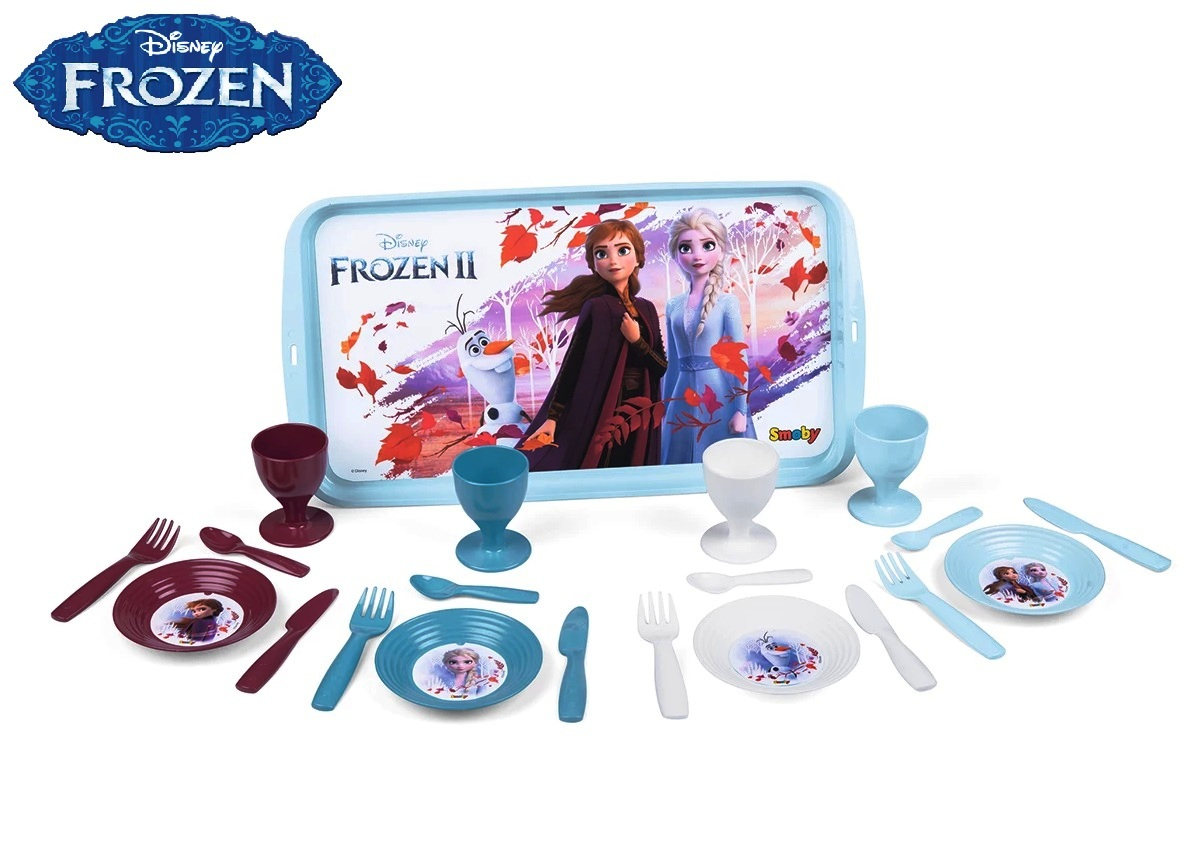 Сервиз за хранене с табла и аксесоари FROZEN Замръзналото кралство