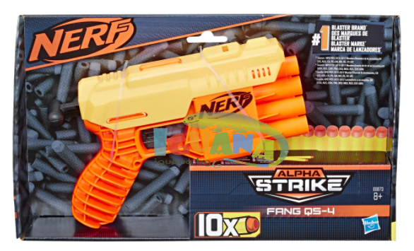 Бластер / Пистолет NERF - ALPHA STRIKE Fang QS-4