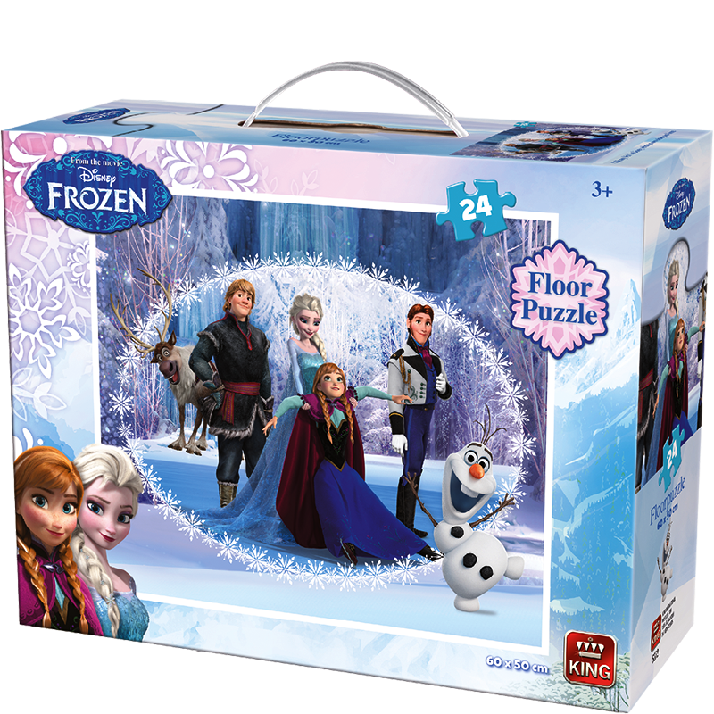 Пъзел за под 24 части FROZEN 60х50см Замръзналото кралство KING, Холандия