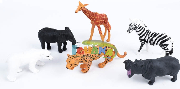 Детски Комплект Африкански животни / Екзотични 6бр.