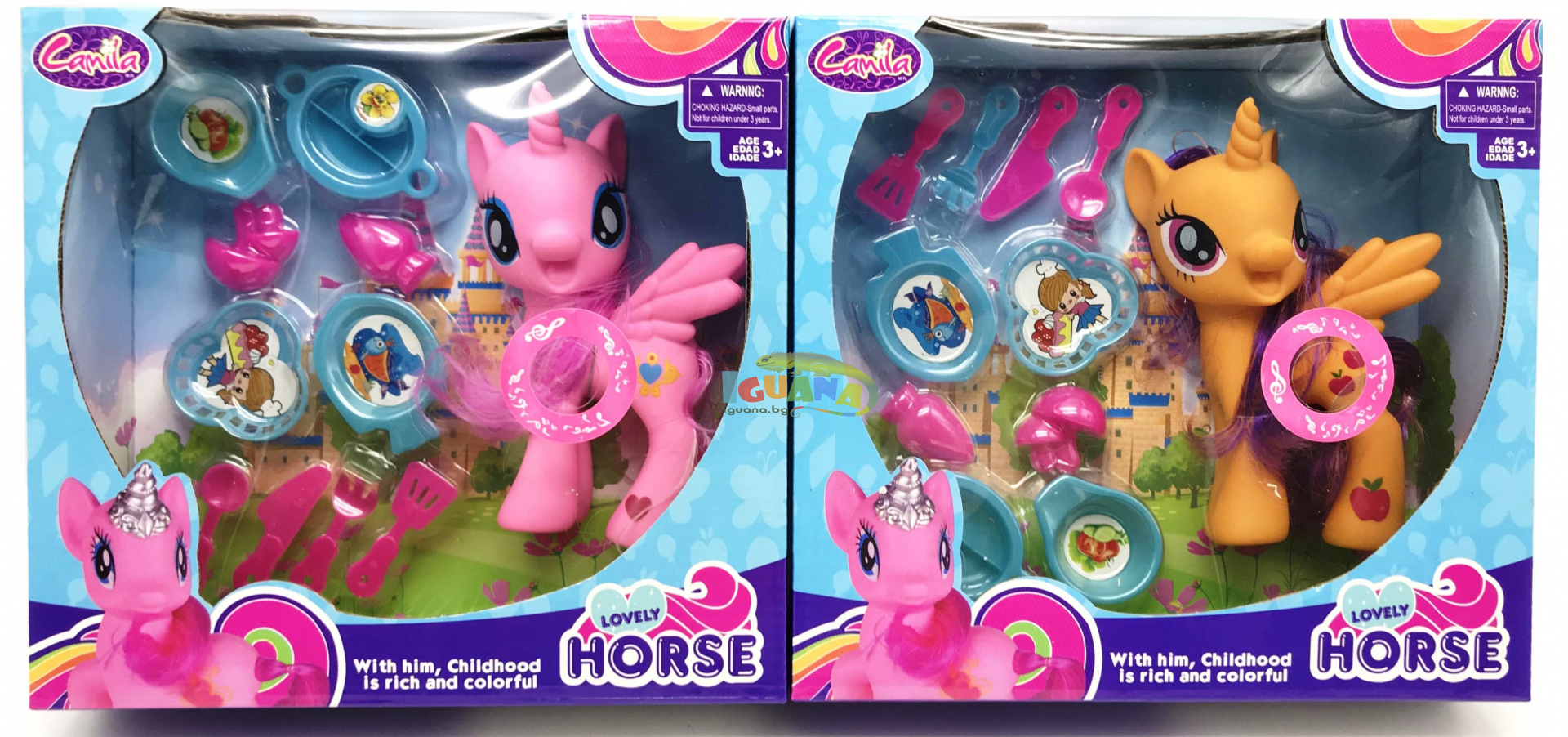 Детски Комплект Гумен Еднорог с Кухненски Принадлежности