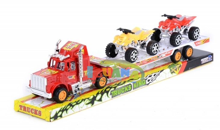 Детски Едноетажен Автовоз с 2 Бъгита