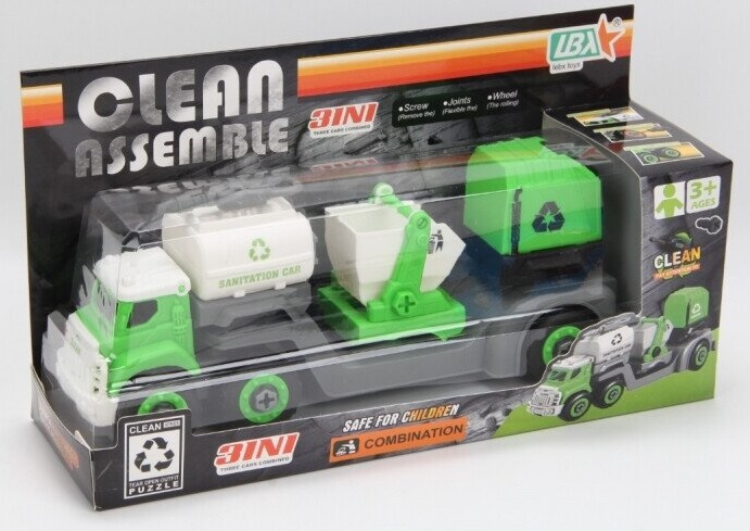 Детски Боклуджийски Камион с Ключове 3в1