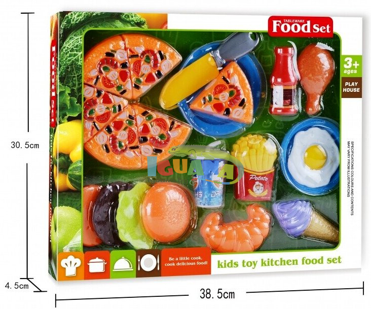 Комплект за Бързо Хранене с Пица