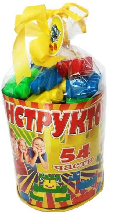 Цветен Конструктор 54 части