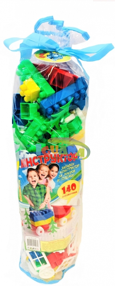 Цветен Конструктор 140 части