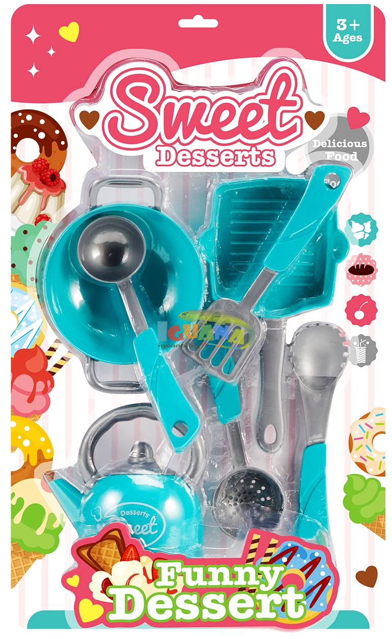 Комплект Кухненски Прибори/ Комплект за Готвене, зелен