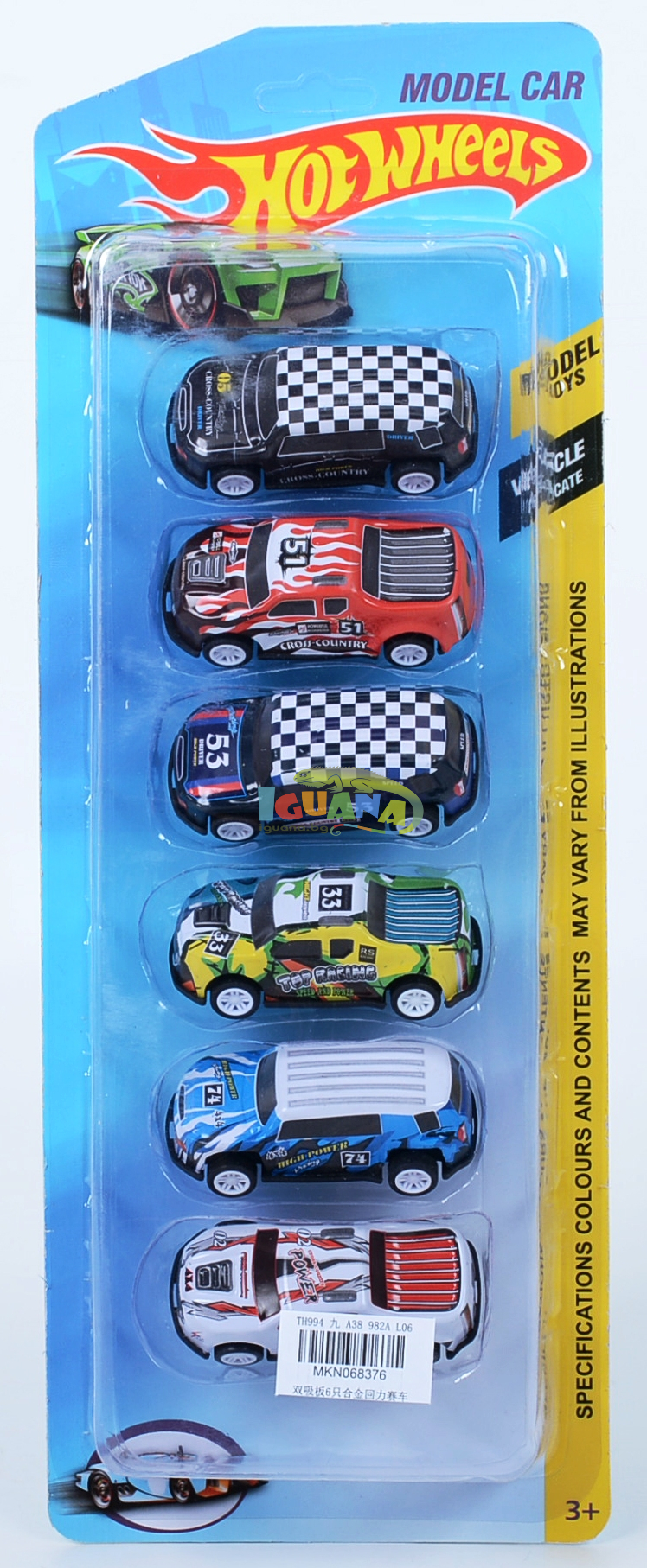 Комплект 6 Колички Горещи Колела