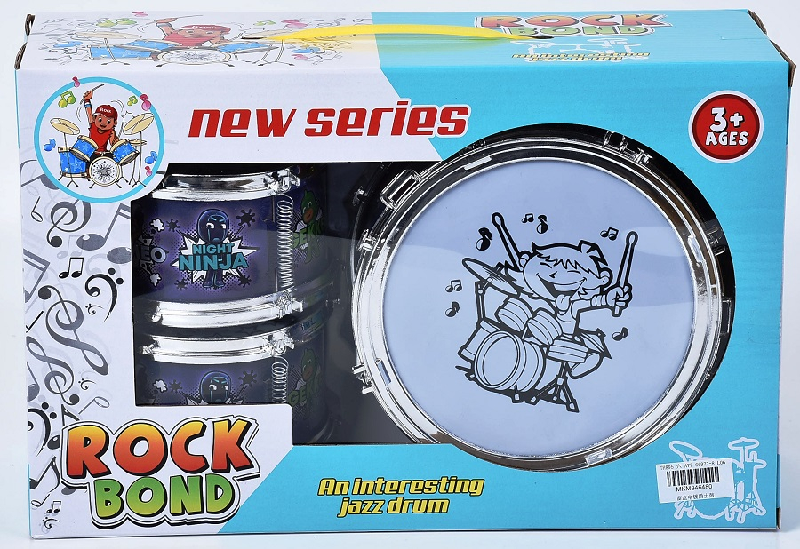 Комплект 3 Детски Барабана PJ