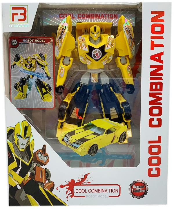 Трансформър с Оръжие и Карта, Жълт