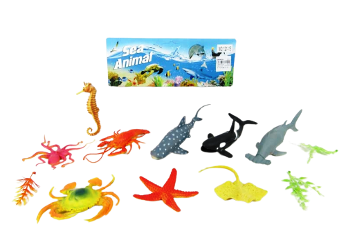 Комплект Морски Животни Микс 9бр