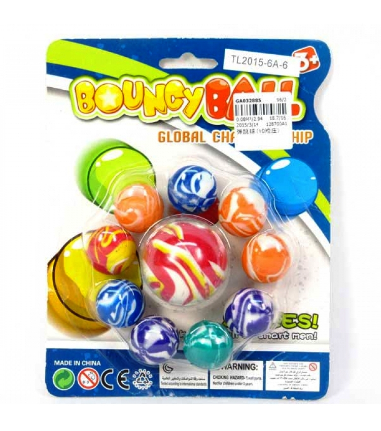 Комплект 10в1 Силиконови Подскачащи Топчета