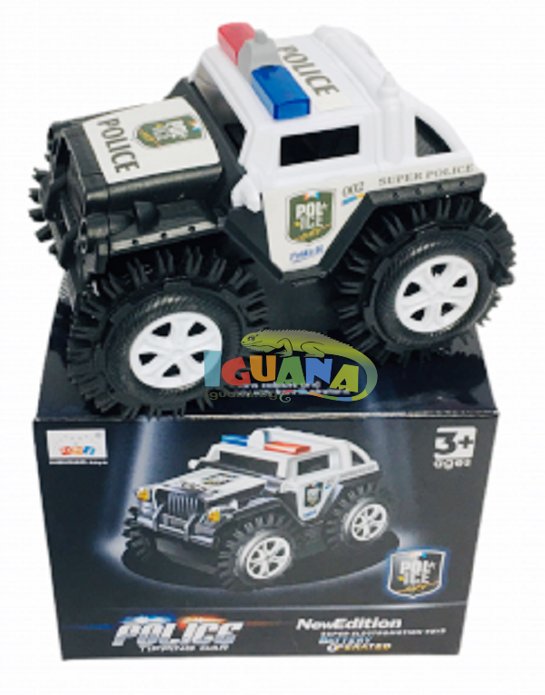 Полицейска Преобръщата се Кола/ Лупинг, Гуми с голям Грайфер и Светлини