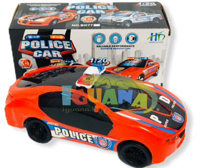 Полицейска Кола, Червена със Звук