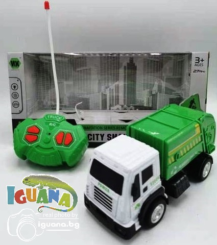 Камион за Боклук с Радиоконтрол, 4 посоки, Свети