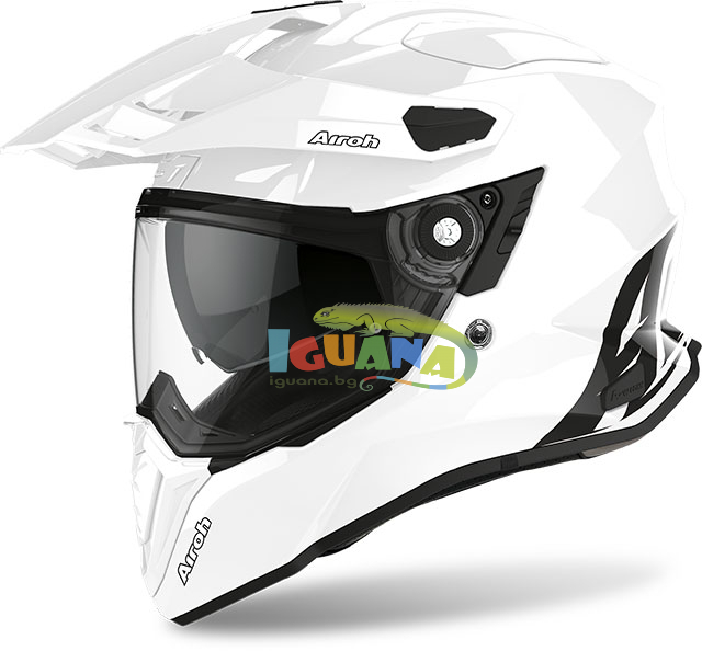 Каска Airoh COMMANDER DUO WHITE GLOSS