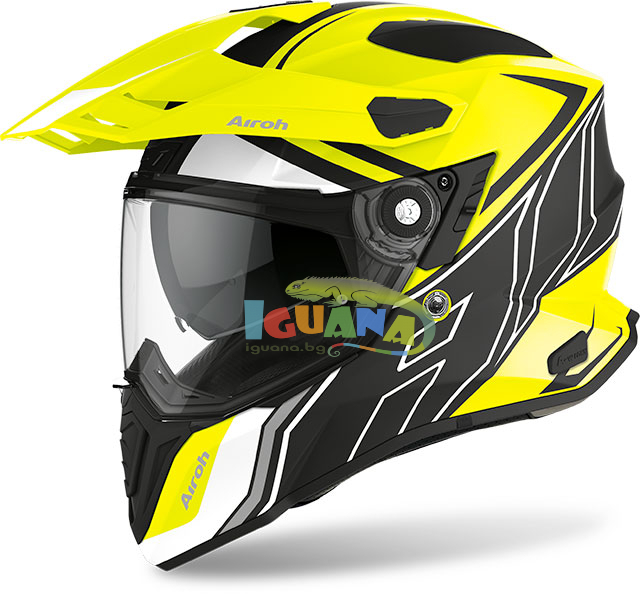Каска Airoh COMMANDER YELLOW MATT