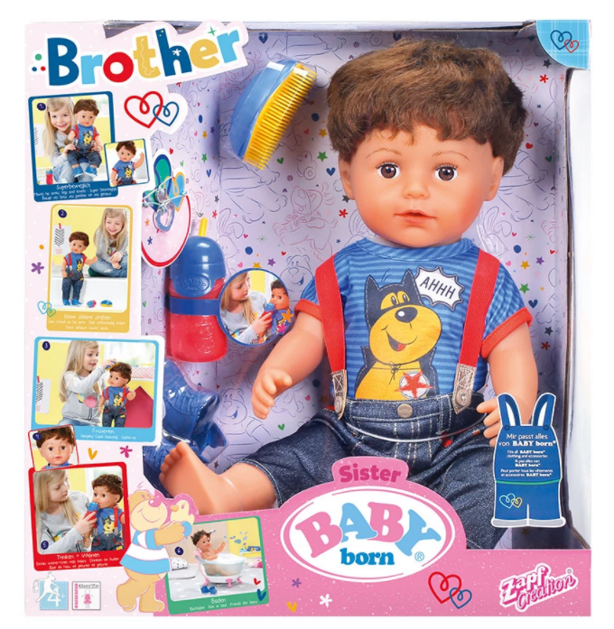 BABY Born,Бейби Борн - Кукла момче, Плаче с истински сълзи
