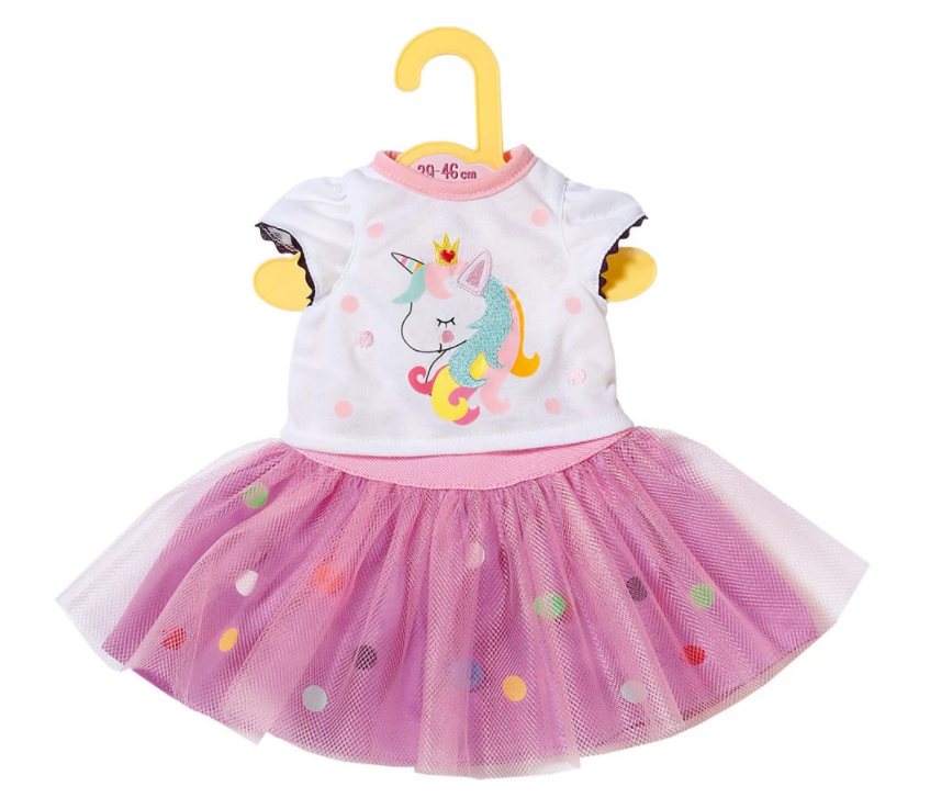 BABY Born, Байби Борн - Доли мода: Тениска Еднорог и Туту