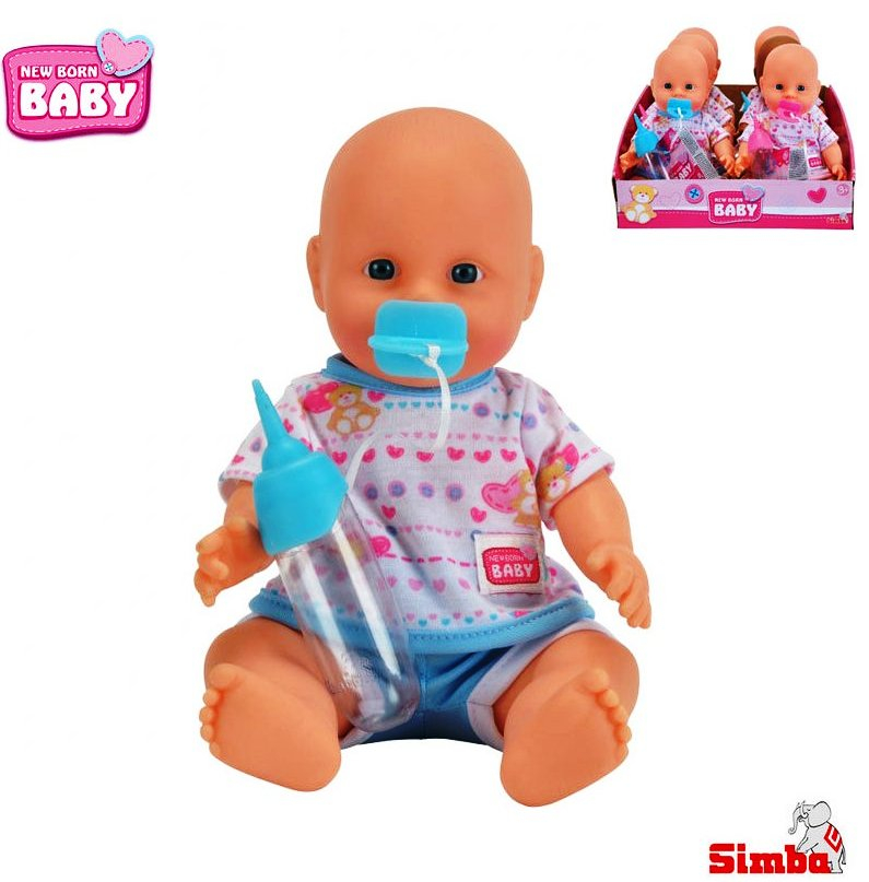 Simba New Born Baby Кукла бебе гумено 30см