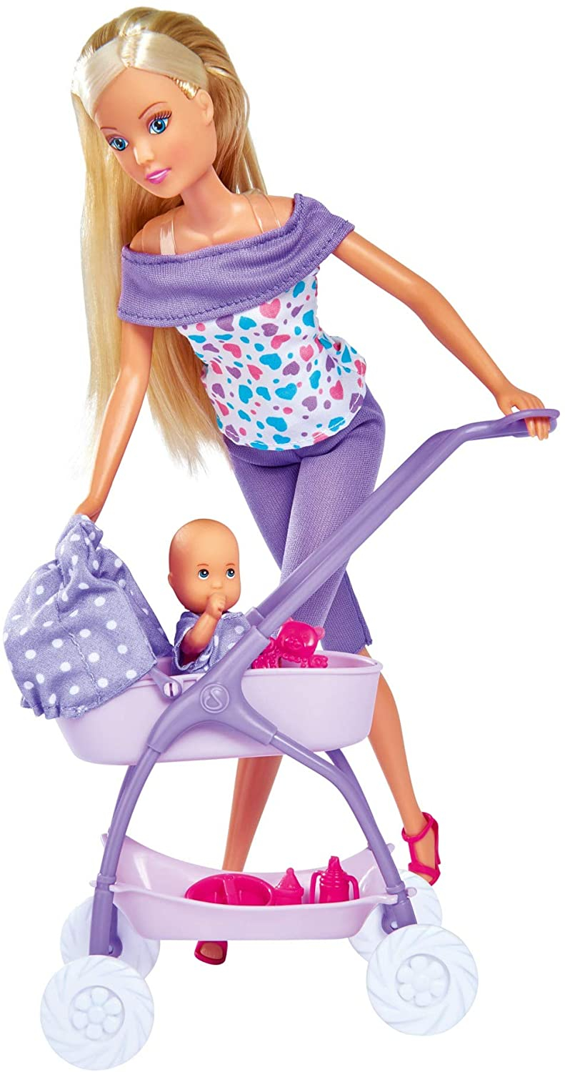 Steffi Love - Стефи с бебе и бебешка количка