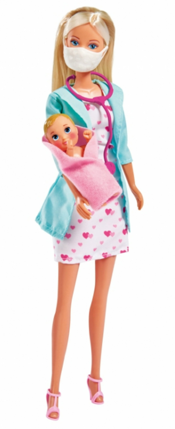 Кукла Simba Toys Steffi Love - Стефи, детски лекар