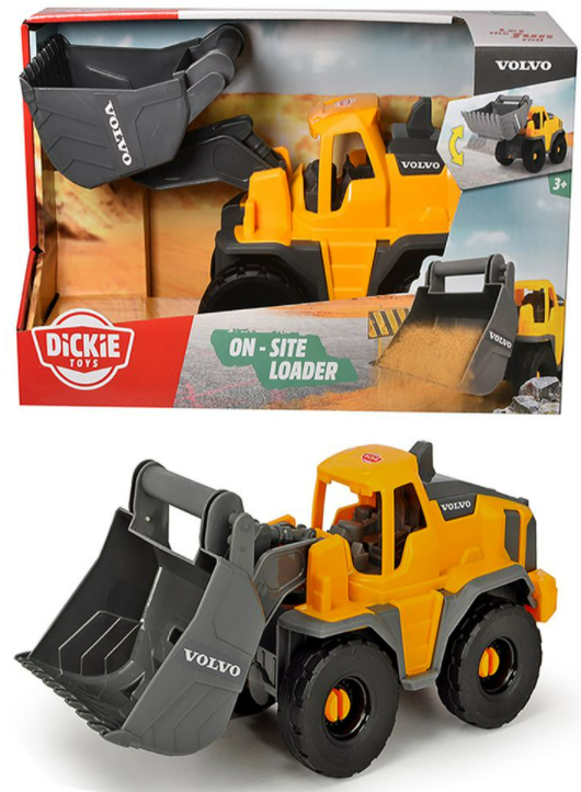 Детска строителна машина булдозер товарач Volvo DICKIE