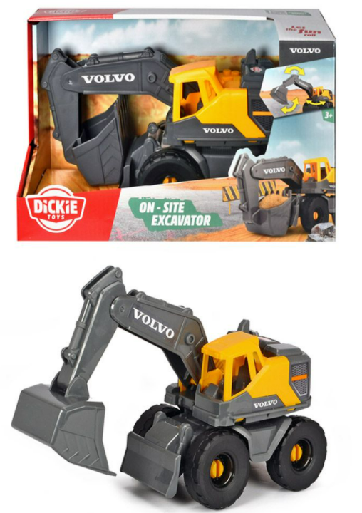 Детска строителна машина Багер с лопата Volvo DICKIE