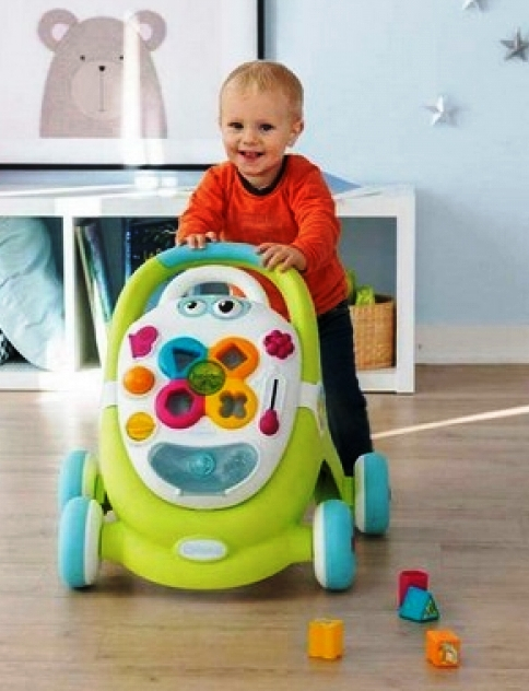 Проходилка и интерактивна дъска сортер 2в1 Smoby-Cotoons