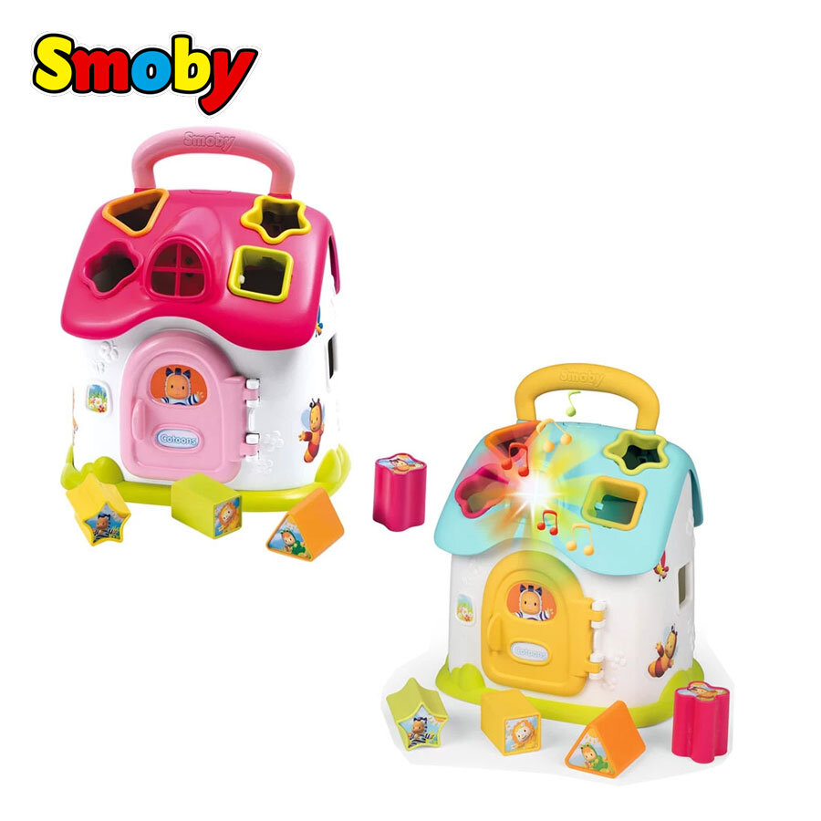 Smoby- Cotoons Детски сортер Къща със звук и светлини