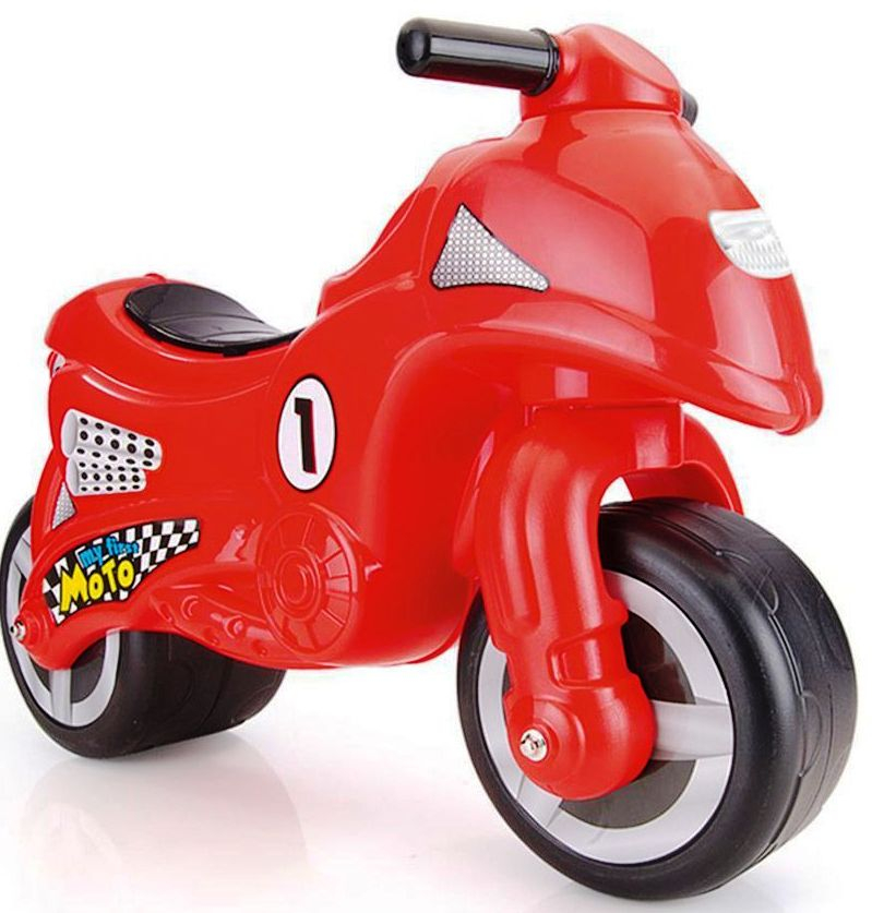 DOLU Моят първи мотор, балансиращ, за бутане, ЧЕРВЕН, 65 х 50 х 25 см, до 30кг