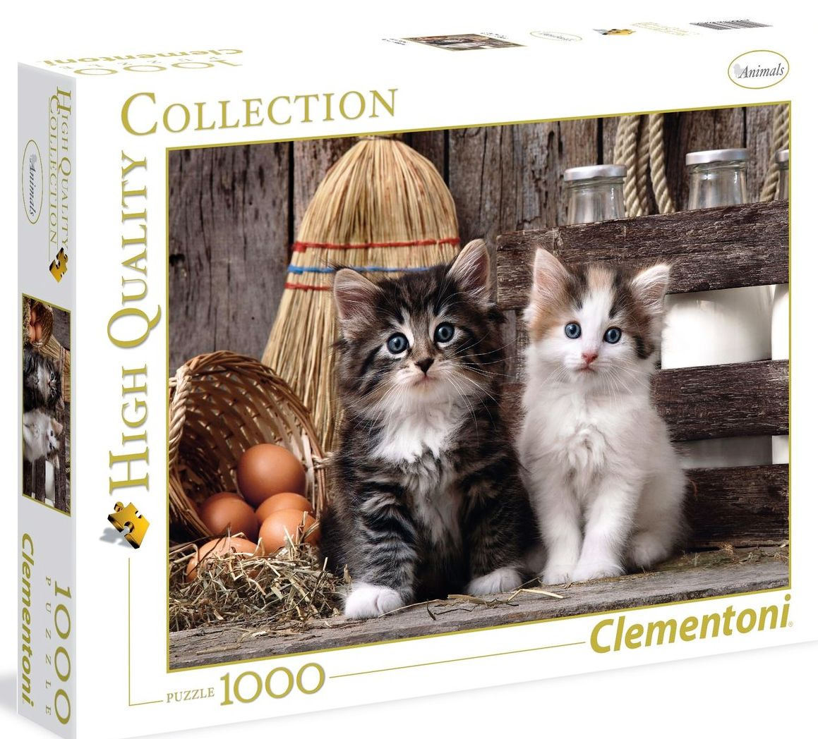 CLEMENTONI Пъзел СЛАДКИ КОТЕНЦА, 1000 части