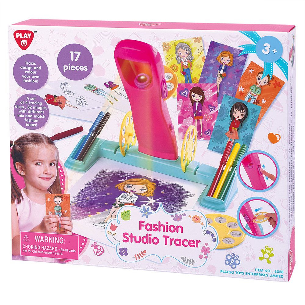 PlayGo Студио за модни илюстрации с проектор, избери своя дизайн