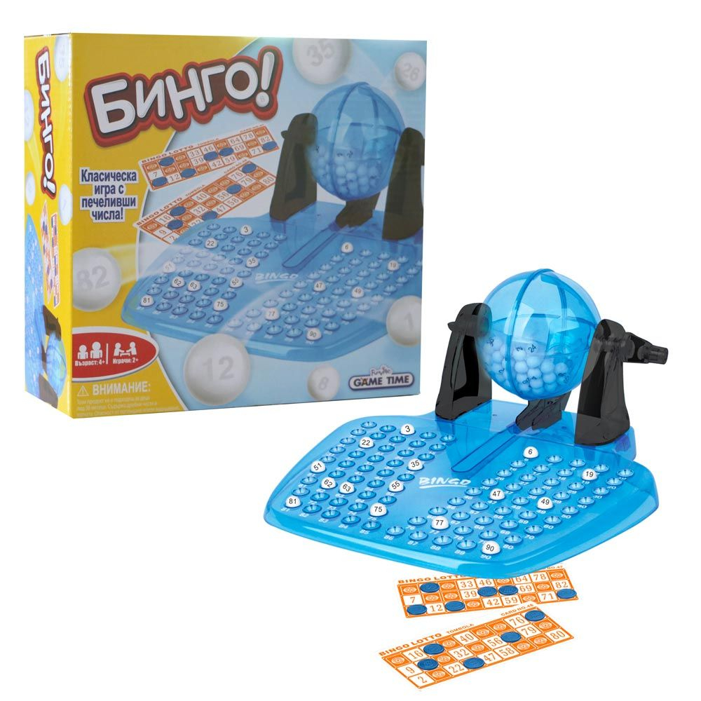 FUNVILLE БИНГО Класическа, Детска, Забавна, Занимателна, Настолна игра