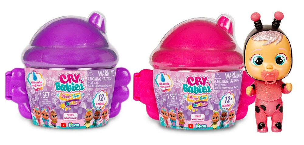 IMC CRYBABIES MAGIC TEARS FANTASY Миникукла с цветни сълзи и къща с крила