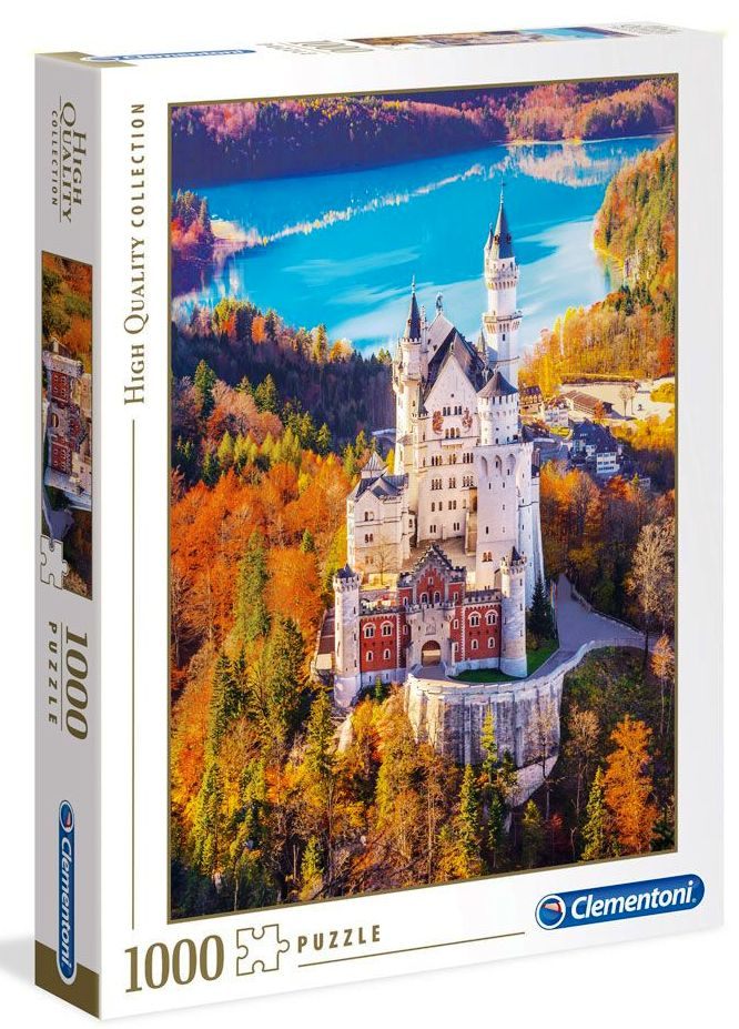 CLEMENTONI 1000 части Пъзел Neuschwanstein