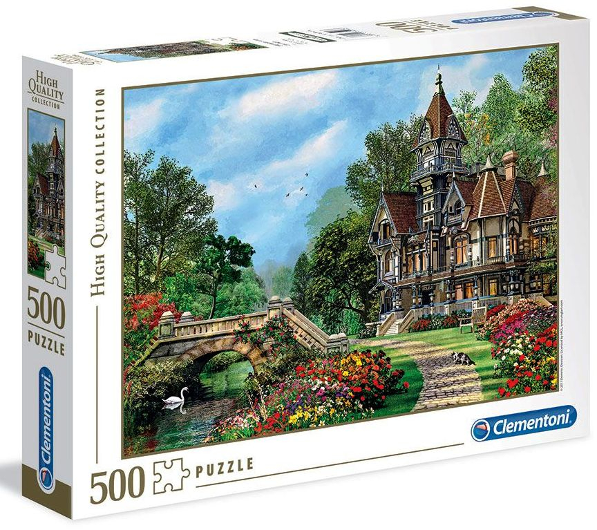 CLEMENTONI 500 части Пъзел High Quality Collection Вила край реката