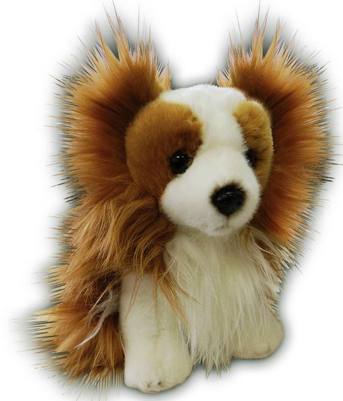 SILKY Плюш Куче Папийон, 18 см