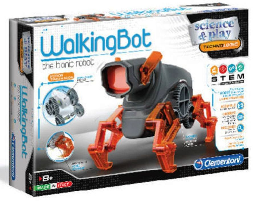 CLEMENTONI Робот за програмиране WALKING BOT/Ходещия робот, 3VDC захранване