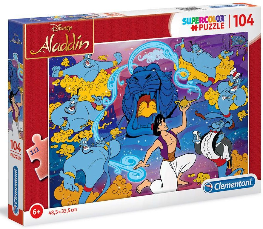 CLEMENTONI Пъзел Aladdin/Аладин, 104 части