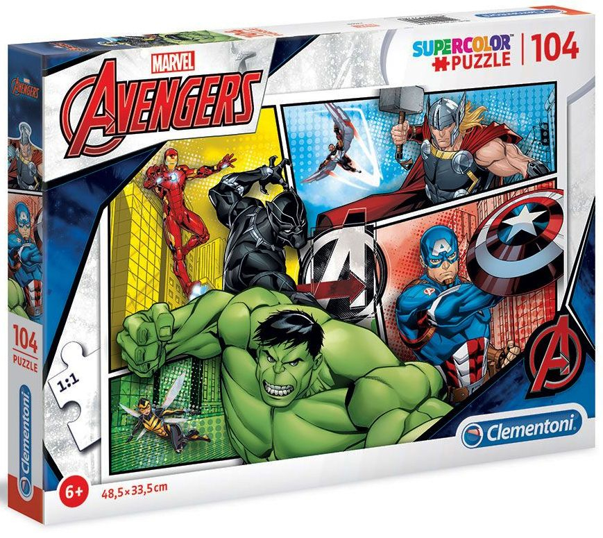 CLEMENTONI Пъзел The Avengers/Непобедимите, 104 части