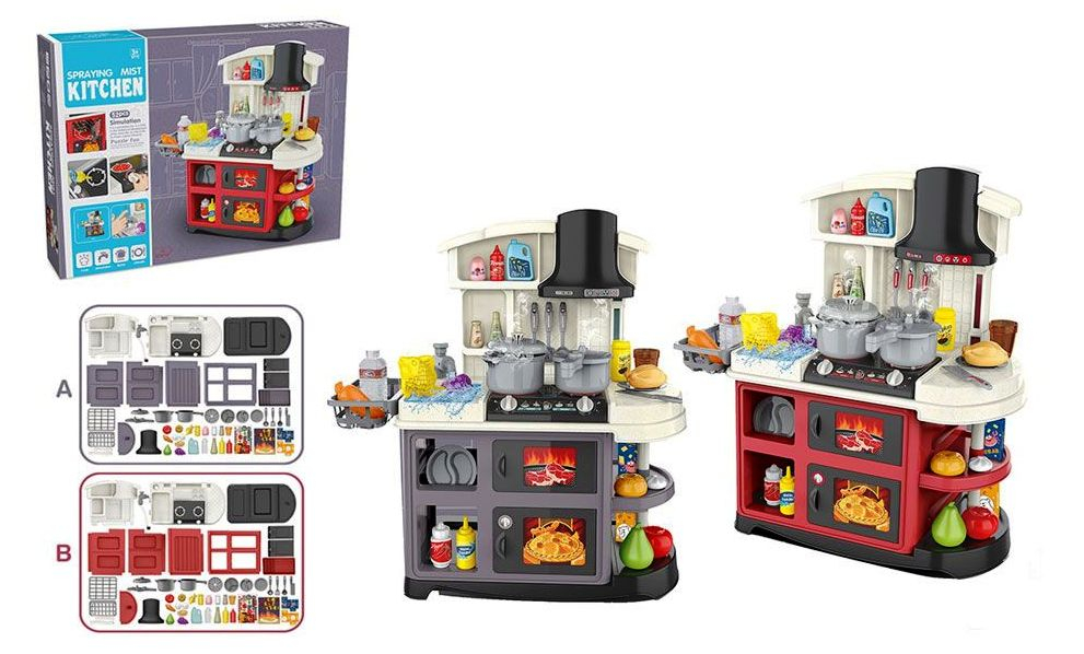 OCIE BOWA Кухня с течаща вода, 52 части със звук и светлини