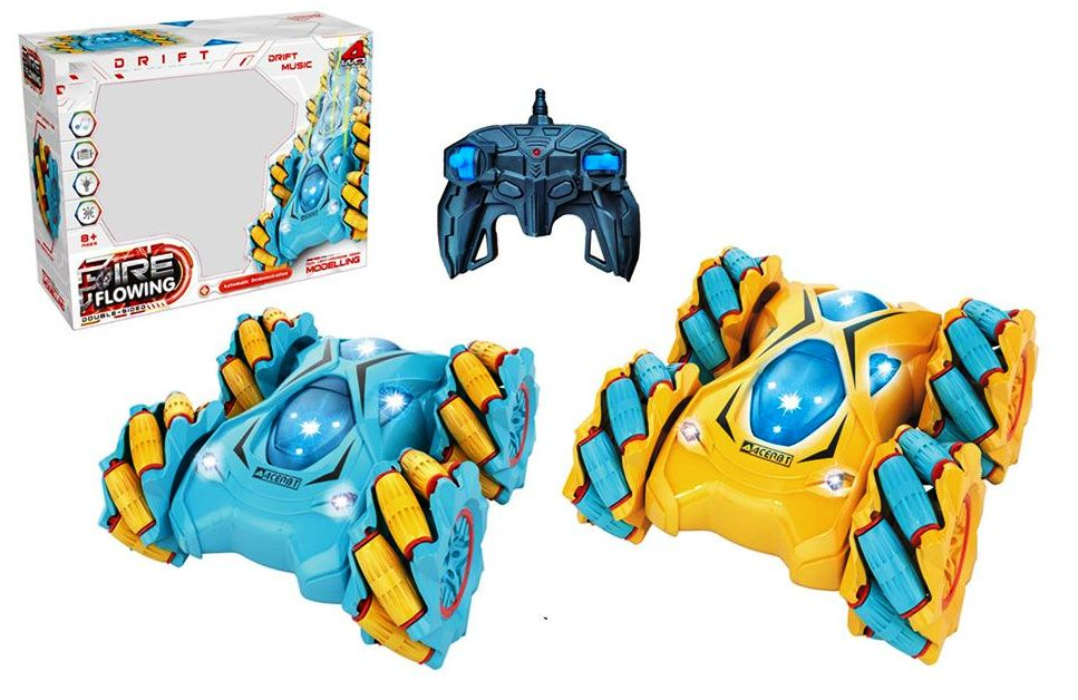 OCIE Кола за каскади и дрифт всъдеход с цветни светлини Fire Flowing R/C, радиоуправление