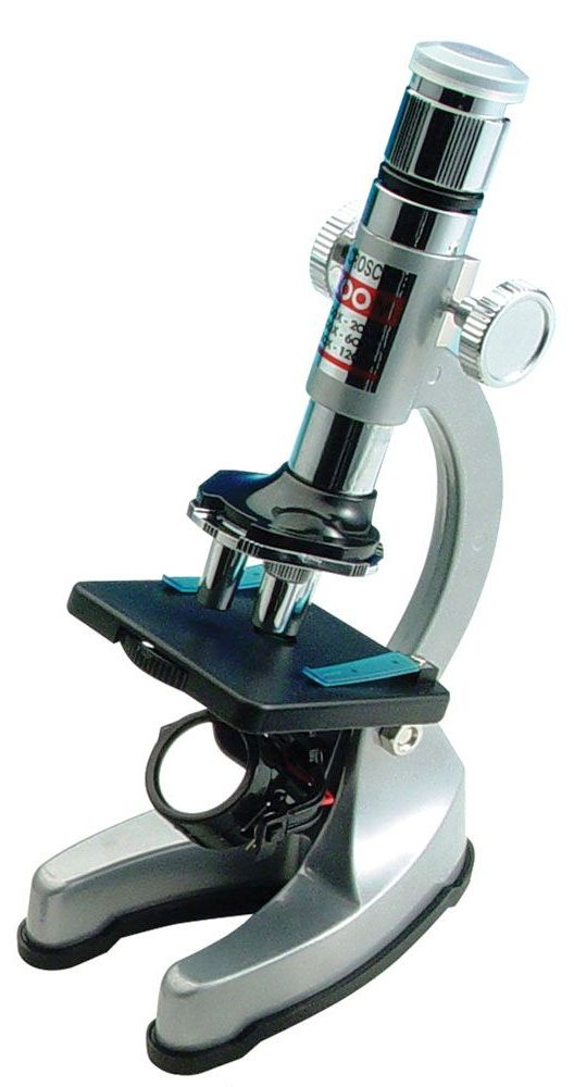 EDU TOYS Микроскоп и аксесоари в метален в куфар , 100/1200 увеличение, 2в1 функция