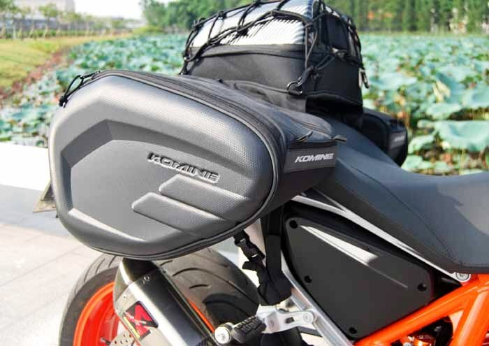 Дисаги Чанти за Мотор Komine 2 броя странични, Карбонови, обем 58 литра
