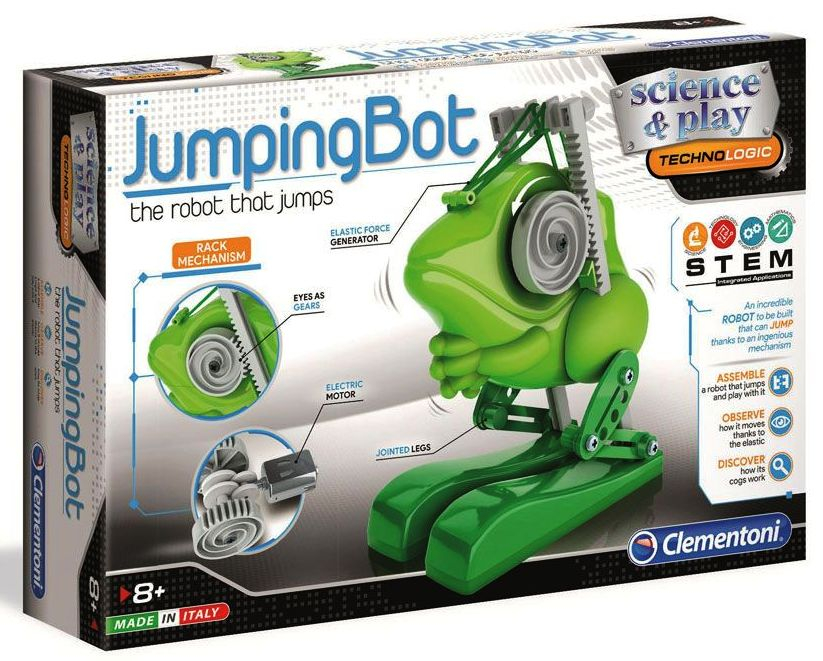 CLEMENTONI Робот Жаба JUMPINGBOT, скачаща