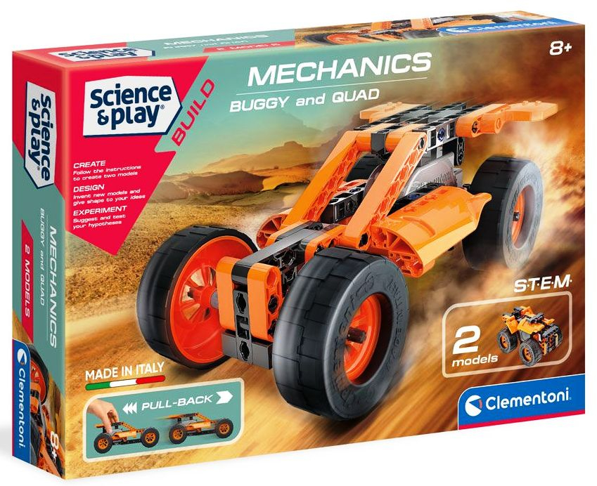 CLEMENTONI MECHANICS Конструктор Бъги, 100 части