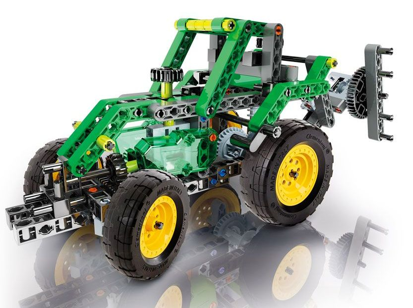 CLEMENTONI MECHANICS LABORATORY Конструктор Трактор, 200 части