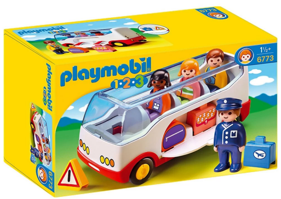 Playmobil - Комплект Училищен автобус с фигурки