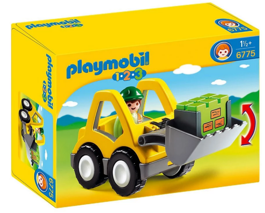Playmobil - Мини екскаватор с фигурки